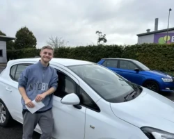 Adam passed his driving test with Martyn Cowell Driving School