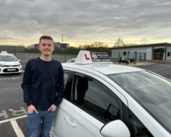 Congratulations to Rhys for passing his driving test today - Lincoln