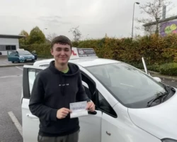 Congratulations Ryan for passing your driving test today - Scunthorpe